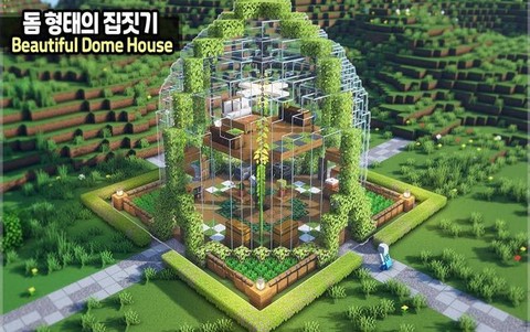 我的世界怎么造圆顶房[图2]