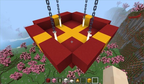 我的世界热气球怎么飞