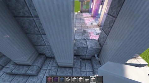 我的世界如何做天堂门